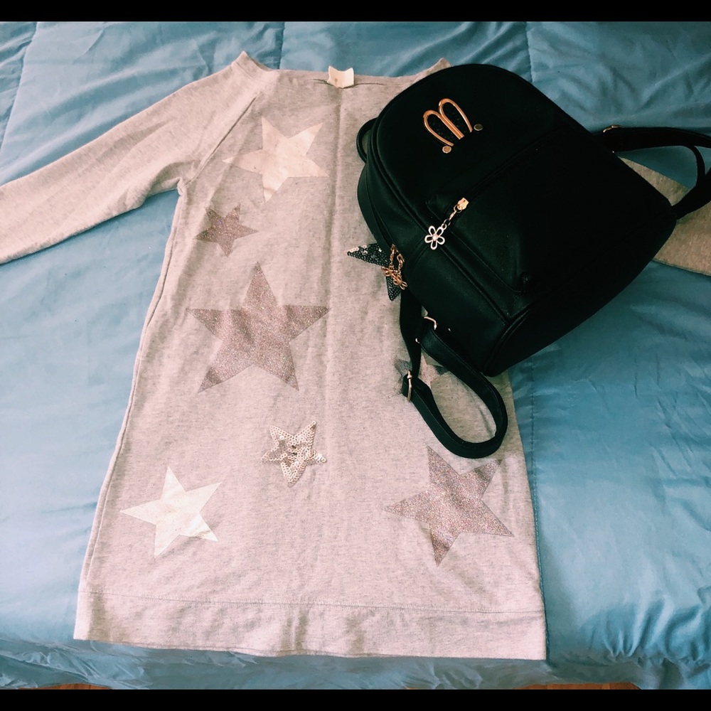 Gray Star Dress